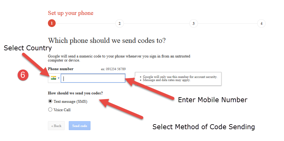 gmail two step verification 3